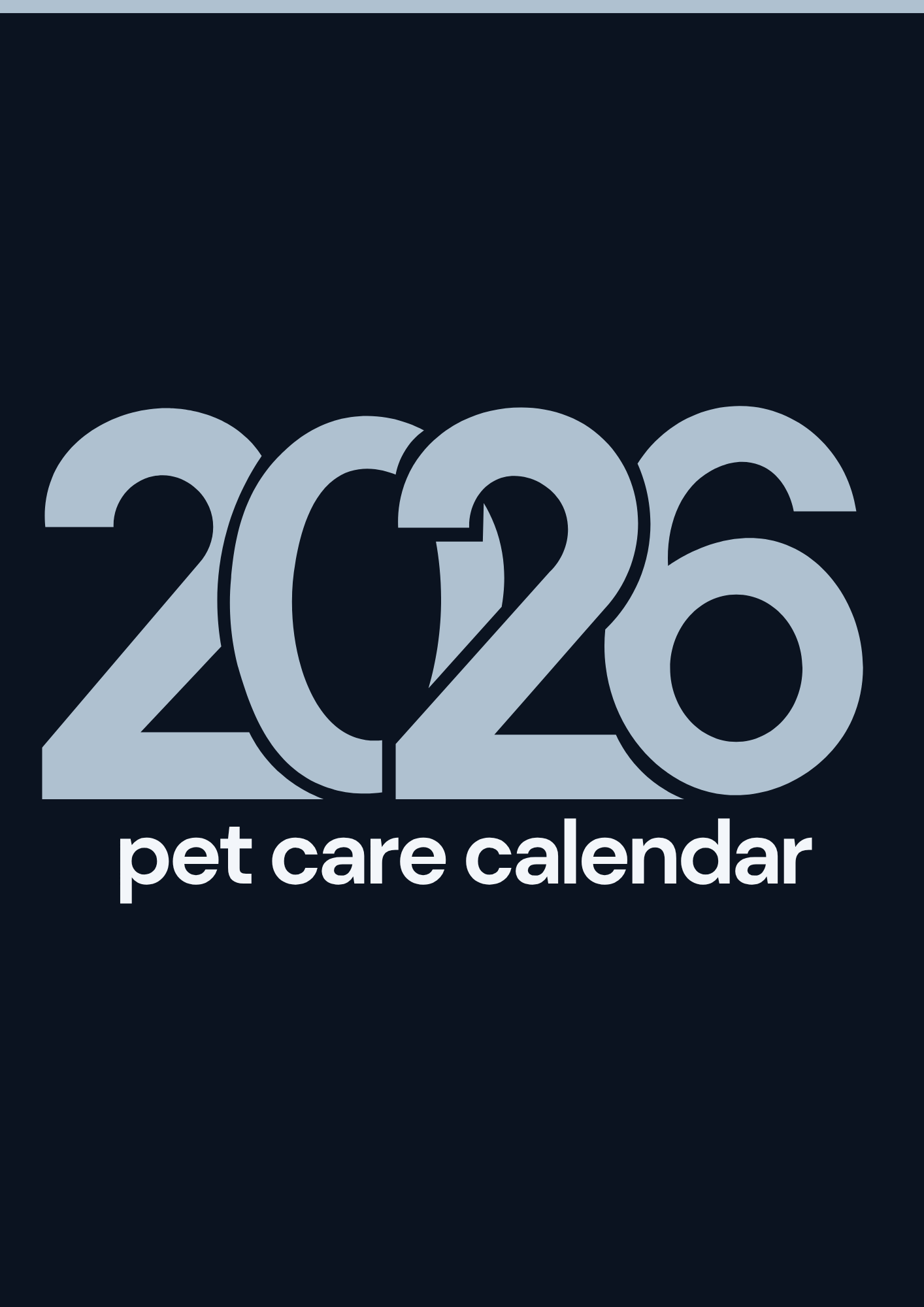 Pet Care Calendar 2026 PDF